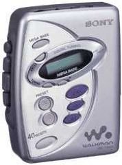Festplatten: Sony WM-FX 277 digitales Radio Tragbarer Kassettenspieler silber