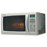 Sharp R754SLM Family Silver 26L 900W/1000W Touch Control Grill Microwave