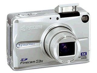 Kompaktanlagen: Kyocera FINE CAM S 3X 3,1 Megapixel Digitalkamera