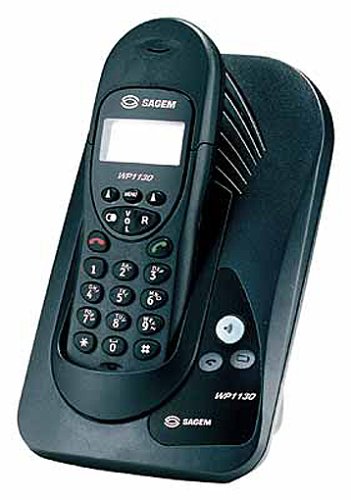 Festplatten: Sagem WP 1130 schnurloses DECT-Telefon schwarz