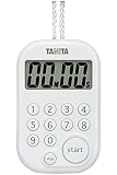 TANITA デジタルタイマー100分計 ホワイト TD-379-WH