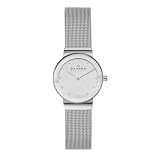 Jewelry : Skagen Women's Silver Face Stainless Steel Watch w/ Stainless Steel Mesh Band - ThingsYourSoul.com :  skagen gift christmas watch