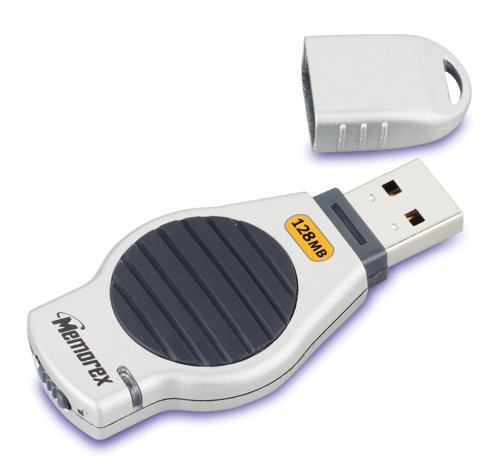 MP3 Player: Memorex TravelDrive Flash Memory USB 2.0 128 MB