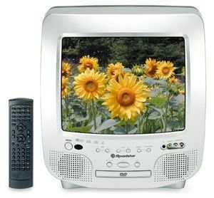 Speicherkarten: Roadstar TVD 1451 LT Tragbarer Fernseher mit DVD-Player silber