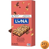 Luna Bars, Nutz Over Chocolate, 1.69-Ounce Bars (Pack of 15)