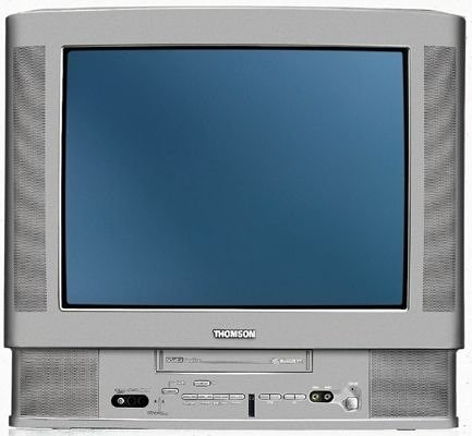 TV Ger&auml;te: Thomson 21 CB 27 ES 21-Zoll/ 55 cm 4:3 Fernseher silber