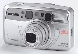 Kamerazubeh&ouml;r: Braun-Nuernberg Trend ZOOM S-135 Quartz DATE Sucherkamera 135 mm Kamera
