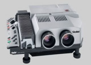 Speicherkarten: Rolleivision MSC 325 P �berblend-Diaprojektor