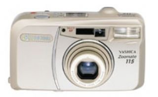 Rohlinge: Yashica Zoomate 115 Sucherkamera 135 mm Kamera champagner