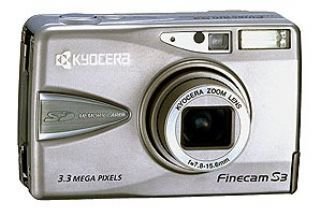 Kompaktanlagen: Kyocera FINE CAM S 3 3,2 Megapixel Digitalkamera