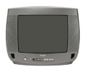 Projektoren: Philips 14 PT 2665 4:3 Format 50 Hertz Fernseher Blausilber