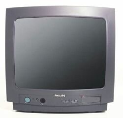 Projektoren: Philips 14HT3153 4:3 Format 50 Hertz Fernseher Silber/Braun