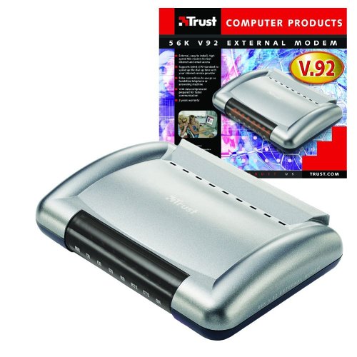TV Geraete: Trust Computer 56K V92 External Modem Modem extern 56000 bps Voice V.24 V.92