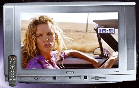 Festplatten: Silva Schneider STV 2816 DVD 16:9 Format 50 Hertz Fernseher