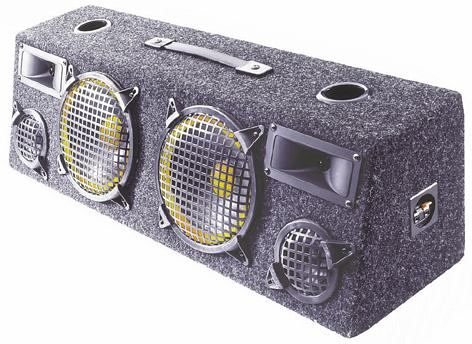 Camcorder: Cartechnic 31770 Boombox 3-Weg 3-Wege Auto-Lautsprecher
