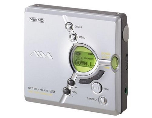 Elektronik und Foto: Aiwa AM-NX9 tragbarer MiniDisc-Rekorder blau