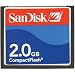Sandisk 2GB Compactflash Card Type I (SDCFB-2048-A10, Retail Package)
