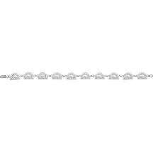 Colorado Rockies Club Logo 5 16 7 1 2 Bracelet - Sterling Silver Jewelry by Logo Art