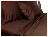 Sealy Best Fit 300-Thread-Count Cotton Sateen King Pillowcases, Chestnut