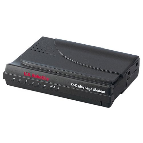 Audio und Video: U.S. Robotics 56K* V.92 Message Modem extern 56000 bps Voice V.24 V.92 US