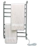 Warmrails Kensington Wall Mounted Towel Warmer and Drying Rack, Satin Nickel