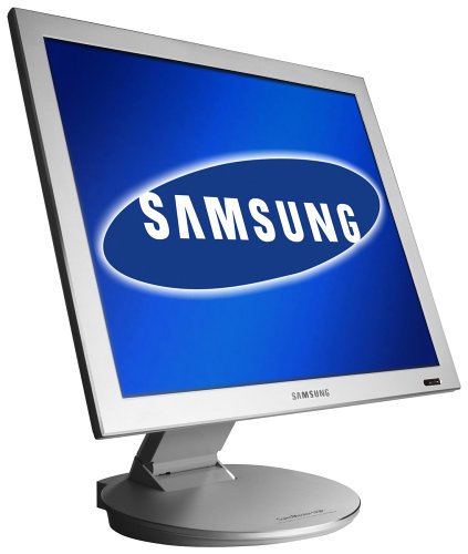 Festplatten: Samsung 173P 17-Zoll TFT-Monitor silber/weiss hochglanz (DVI)