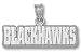 Chicago Blackhawks "Blackhawks" Pendant - Sterling Silver Jewelry