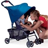 RayShade&reg; UV Protective Stroller Shade Improves Sun Protection for Strollers, Joggers and Prams Navy