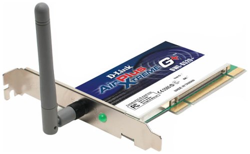 Digitalkameras: D-Link DWL-G520+ XtremeG+ 54Mbit Wireless PCI Adapter, Netzwerkkarte