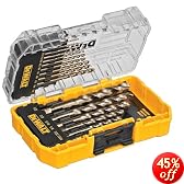 DeWalt DW1956 16 Piece Pilot Point Twist Drill Bit Assortment