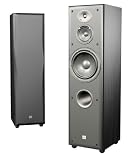 JBL Northridge E60 3-Way 8-Inch Floorstanding Speaker, Single (Black Ash)