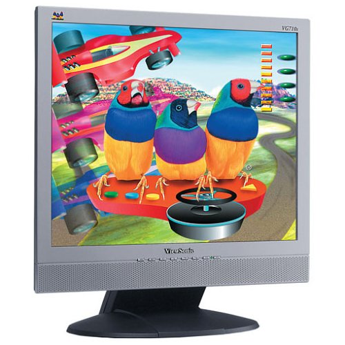 Verstaerker Und Receiver: ViewSonic VG710S 17-Zoll TFT-Monitor weiss/beige (DVI)
