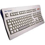 Kompaktanlagen: KeyTronic EMS KT 2001 Tastatur USB 105 Tasten MS W95 D Weiss
