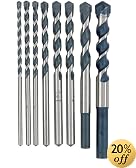 Bosch HCBG800 Blue Granite Eight-Piece Hammer Drill Bit Set
