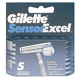 Gillette SensorExcel 13258004 refill blade cartridges 20 pack