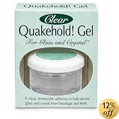 Quakehold! 22111 Gel for Glass and Crystal, Clear