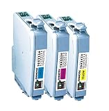 Rhinoteks Epson T042320/T042220/T042420-Compatible Color Ink Cartridges (3-Pack, C82 and CX5200 Printers)