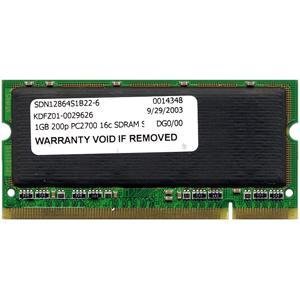 Kompaktanlagen: Kingston 1024.0 MB RAM Dell Speichererweiterung Inspiron 510m,5150,700m,8600, Latitude D505