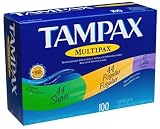 Tampax Tampons Multipax 100-Count