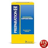 Preparation H Suppositories 24 Count by Preparation H