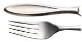 Yamazaki Solari 65-Piece Stainless Steel Flatware Set with Wooden Tray, Service for 12