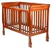 Olympia Crib - Dark Pine