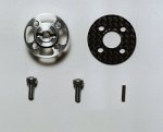 Elektronik und Foto: Aluminium Abdeckung f�r Stirnrad Ta04