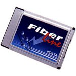 Festnetztelefone: Fiberline FL-TA128 ISDN Adapter PC Card passiv TypII S0 RVS-COM Lite