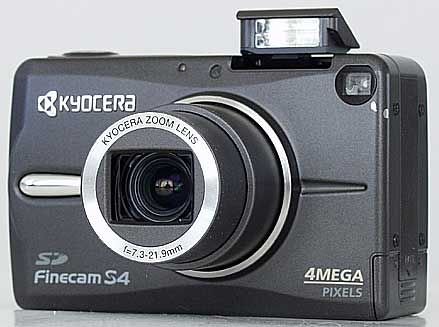 Kompaktanlagen: Kyocera FINE CAM S 4 3,9 Megapixel Digitalkamera