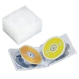 Arvel ACP65-WH CD&DVDケース 6枚収納5個セットクリア