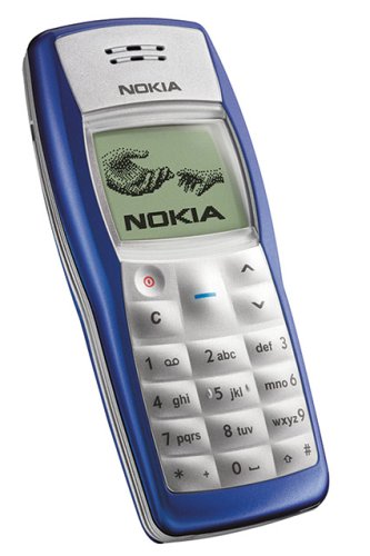 NoteBook: Nokia 1100 blau Handy