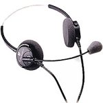 Projektoren: Plantronics P61N Supra Binaural Headset Binaural Polaris mit Noice Cancelling