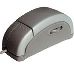 MP3 Player: Mitsumi Optical Scroll Freestyle Maus optisch USB 2 Tasten 400dpi + Tastenrad silber-grau