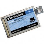 Zubehoer: 3Com Megahertz 10/100 LAN CardBus PC Card mit XJACK (C) NIC Fast PCMCIA II RJ45 10/100 XJACK Bulk